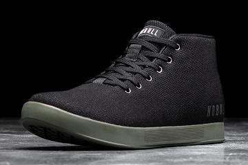 Black Nobull Ivy Canvas Mid Women's Trainers | CA T1995C